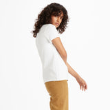 Camiseta Logo Serif - ECRU