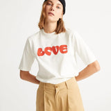 Camiseta Love - ECRU