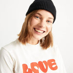 Camiseta Love - ECRU