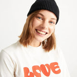 Camiseta Love - ECRU