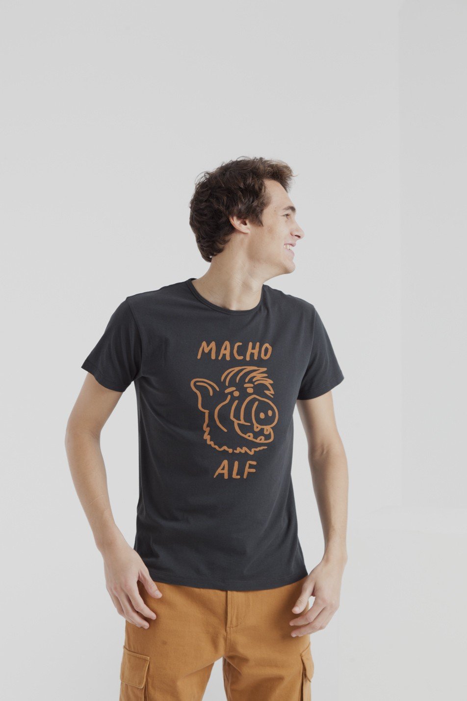 Camiseta Macho Alf - Mandanga - ECRU