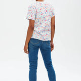 Camiseta Maggie Multi Pastel Leopard - ECRU