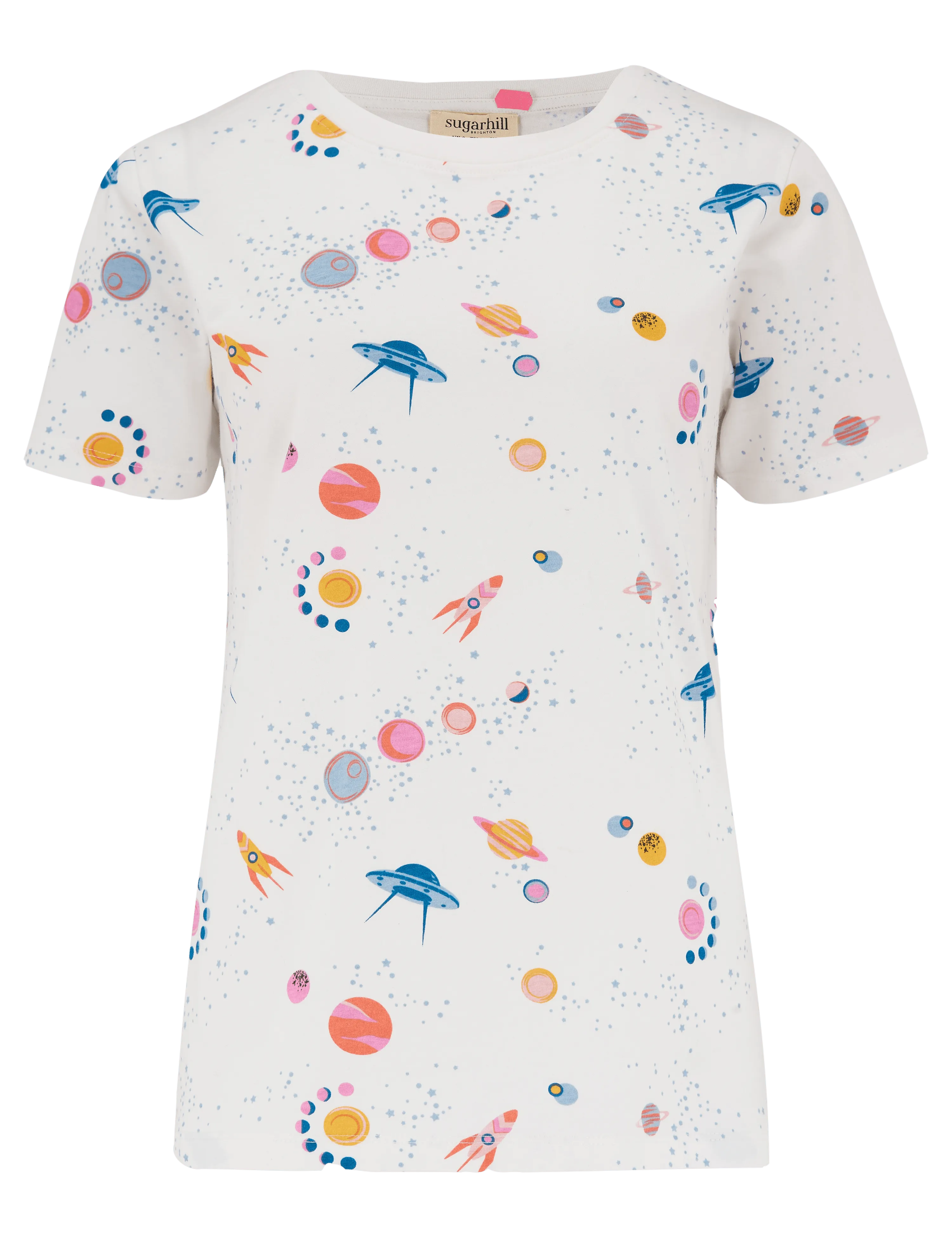 Camiseta Maggie Off-White Outerspace - ECRU