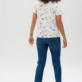 Camiseta Maggie Off-White Outerspace - ECRU