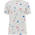 Camiseta Maggie Off-White/Multi Deep Sea - ECRU
