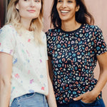 Camiseta Maggie Off-White/Multi Deep Sea - ECRU