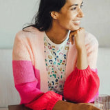 Camiseta Maggie Off-White/Multi Winter Leopard - ECRU