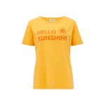 Camiseta Maggie Yellow Hello Sunshine - ECRU