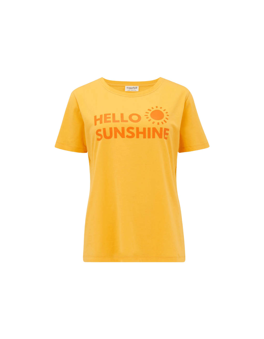 Camiseta Maggie Yellow Hello Sunshine - ECRU