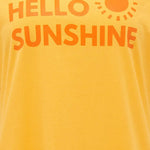 Camiseta Maggie Yellow Hello Sunshine - ECRU