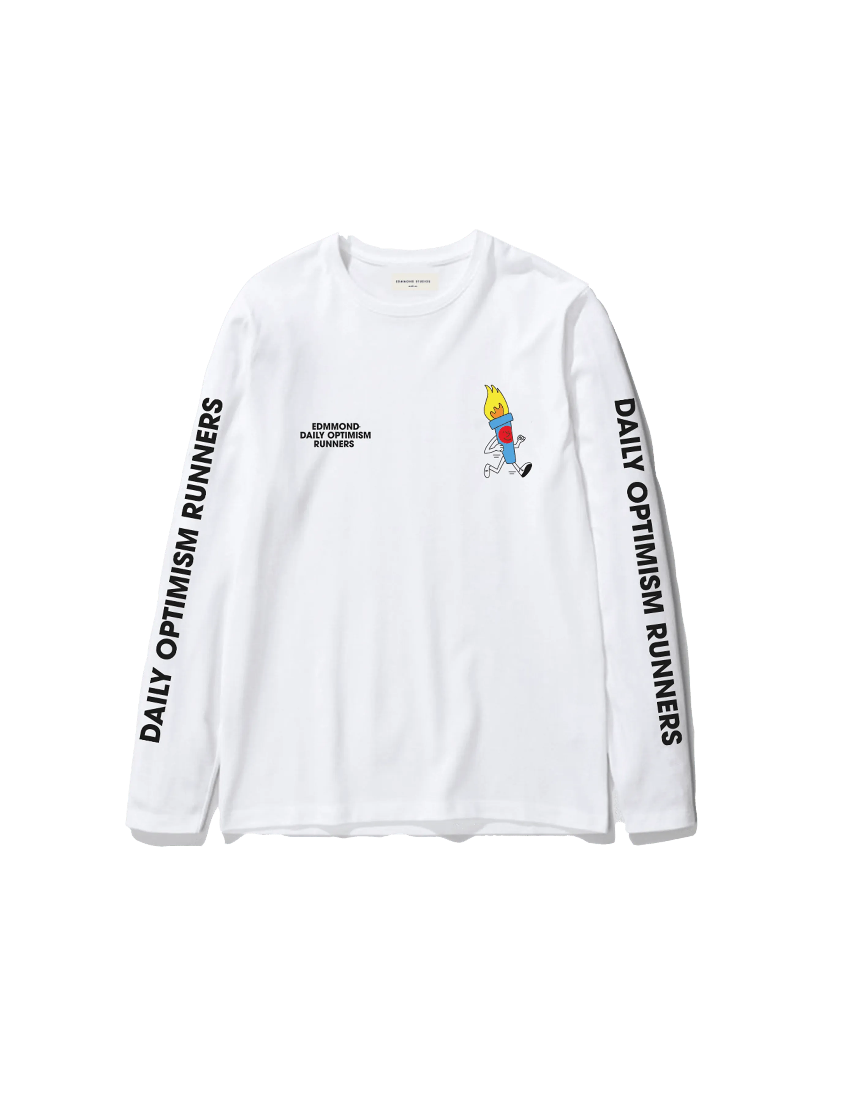 Camiseta Manga Larga Daily Optimism - ECRU