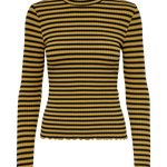 Camiseta Manga Larga Fransiska Dried Tobacco - ECRU