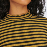 Camiseta Manga Larga Fransiska Dried Tobacco - ECRU