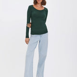 Camiseta Manga Larga Maxi Pine Grove - ECRU