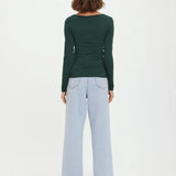 Camiseta Manga Larga Maxi Pine Grove - ECRU