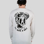 Camiseta Manga Larga Too Short Smokes - ECRU