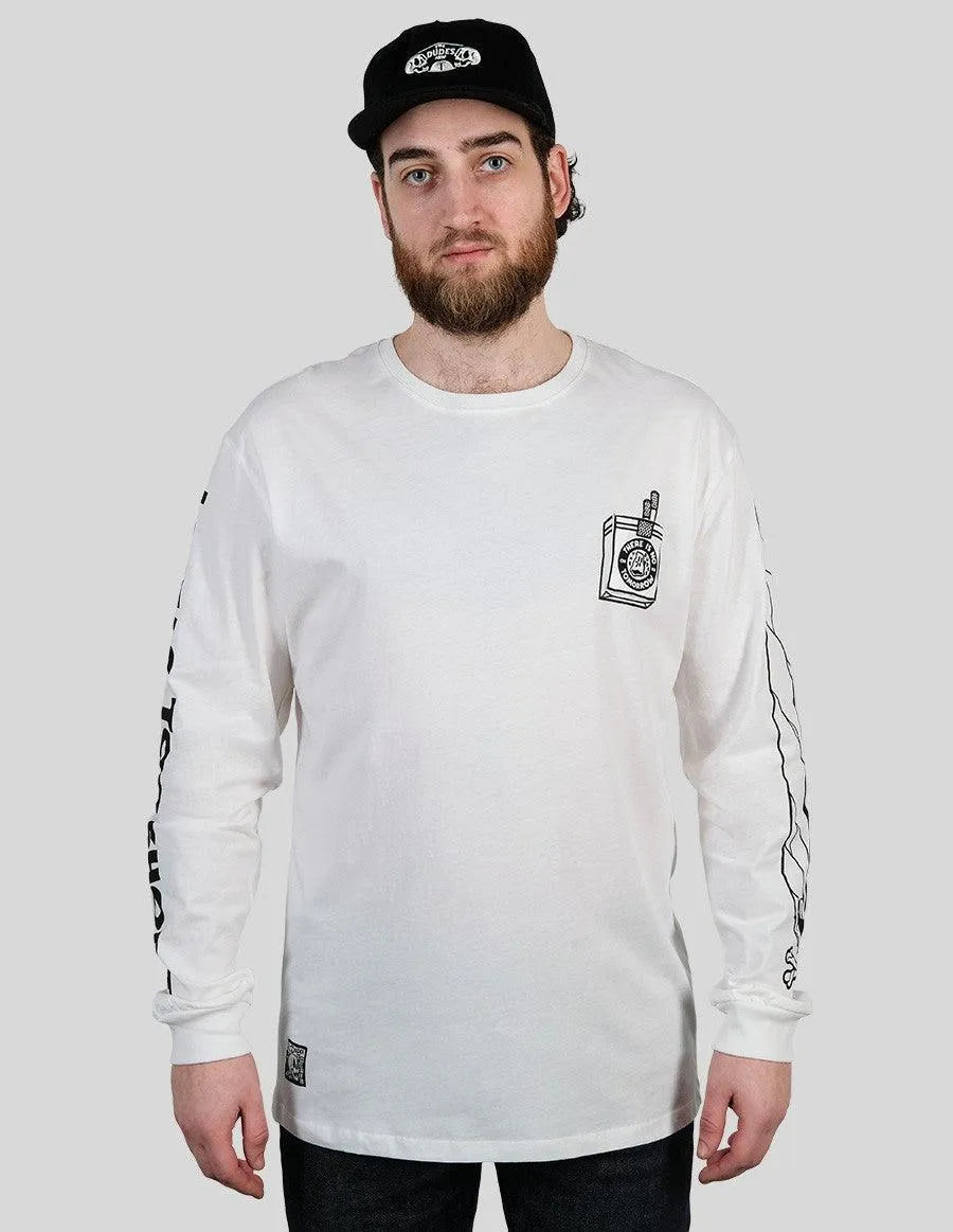 Camiseta Manga Larga Too Short Smokes - ECRU