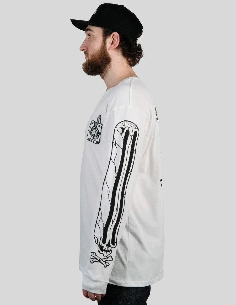Camiseta Manga Larga Too Short Smokes - ECRU