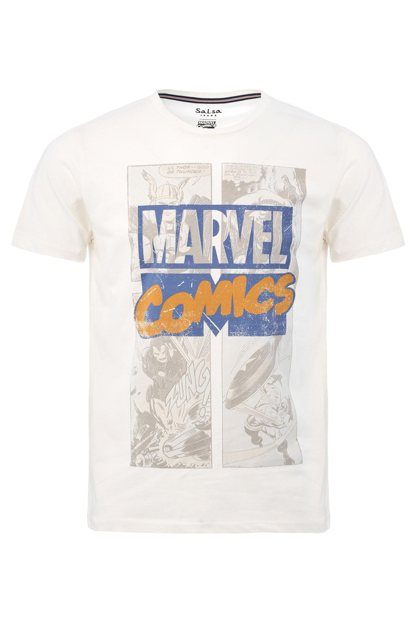 Camiseta Marvel Comics - ECRU
