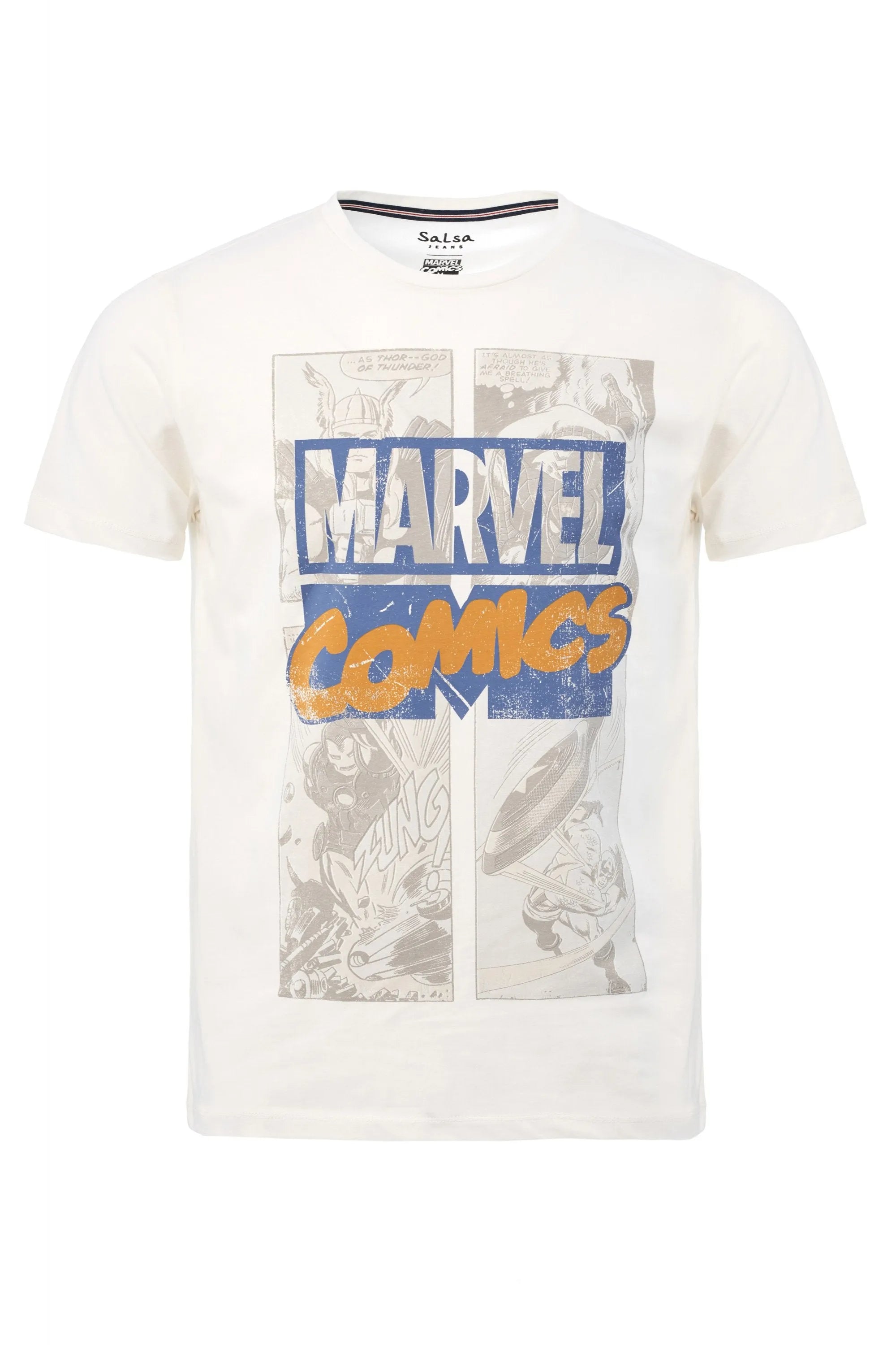 Camiseta Marvel Comics - ECRU