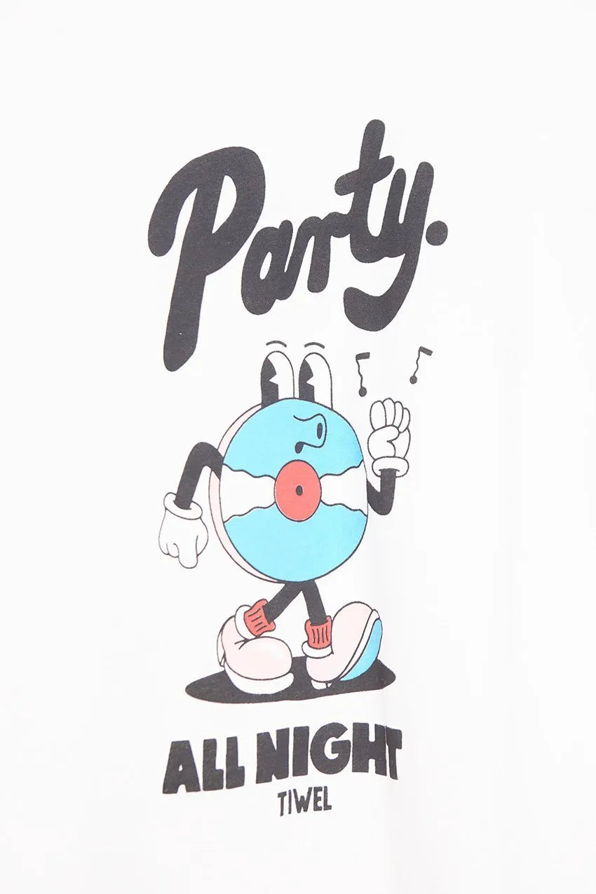 Camiseta Mate Yeye Weller - ECRU