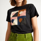 Camiseta Med Negra - ECRU