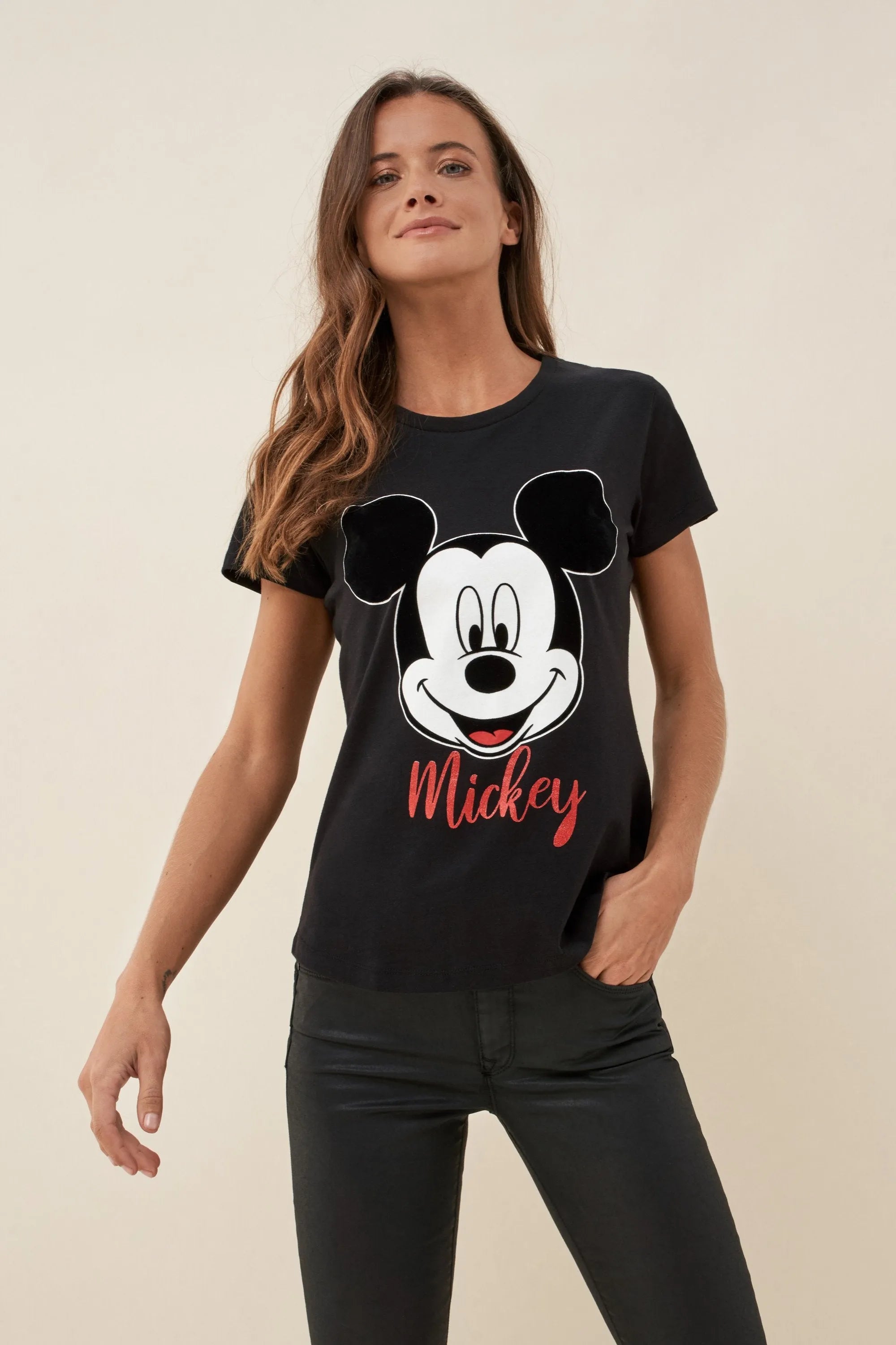 CAMISETA MICKEY - ECRU
