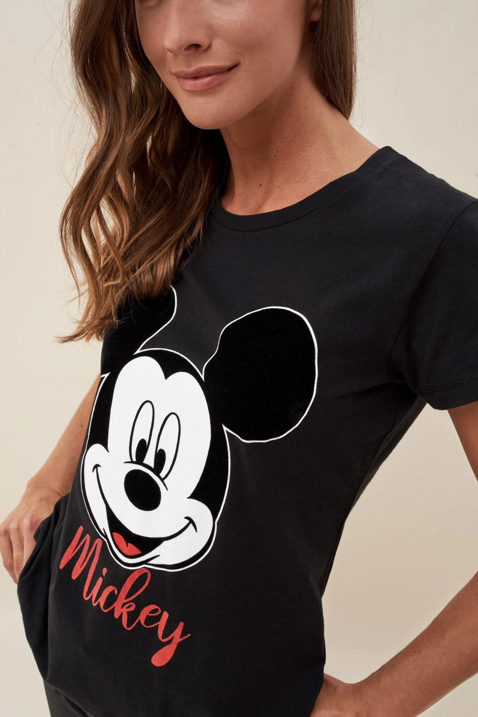 CAMISETA MICKEY - ECRU