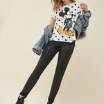 CAMISETA MICKEY CON LUNARES - ECRU