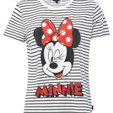 CAMISETA MINIE RAYAS - ECRU