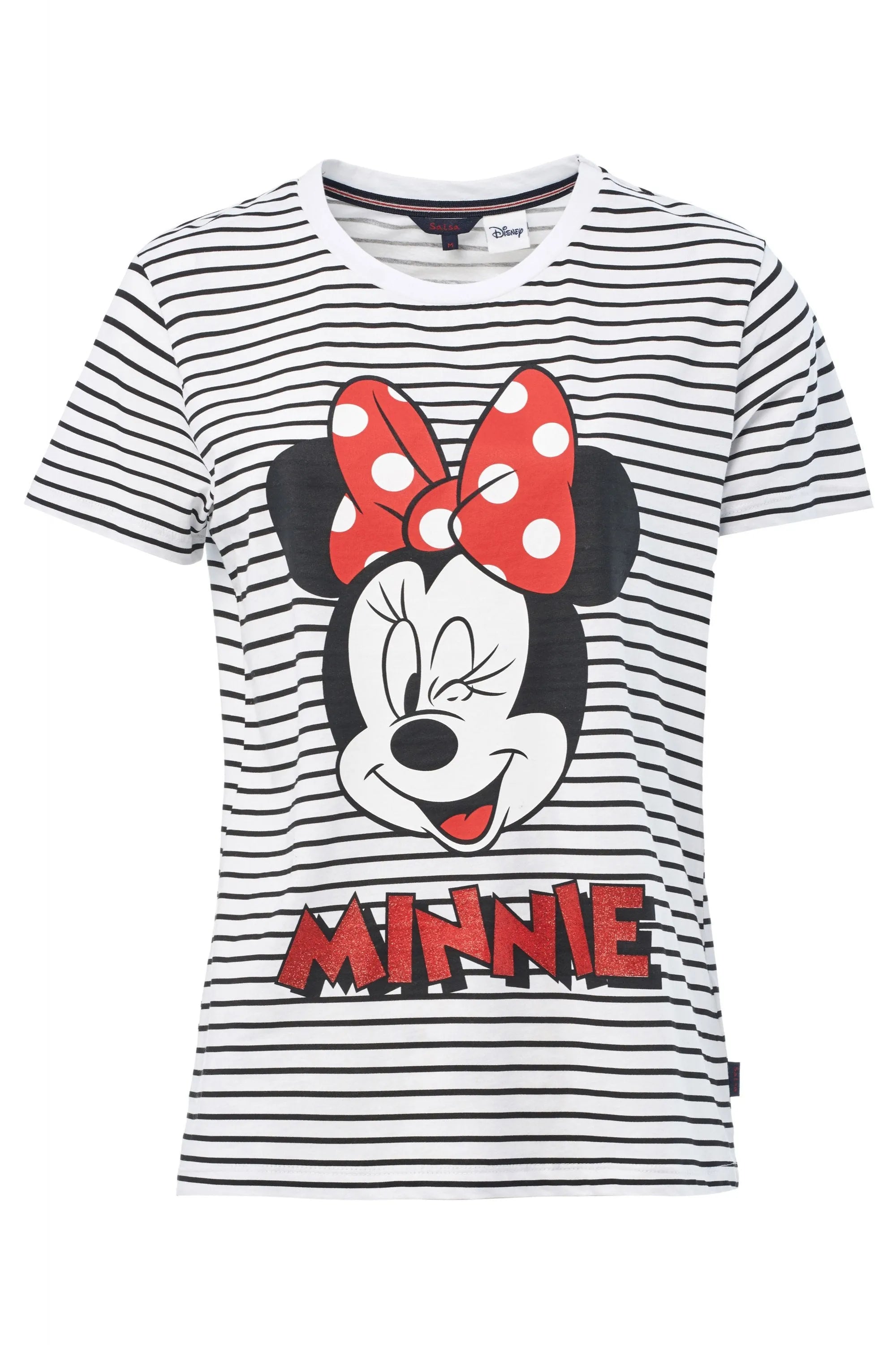 CAMISETA MINIE RAYAS - ECRU