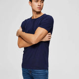 Camiseta Morgan Maritim Blue - ECRU