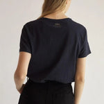 Camiseta Mujer Because Midnightnavy - ECRU