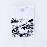 Camiseta Mujer Orgánica Pol Montserrat Playa - ECRU