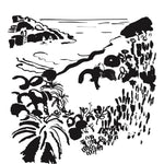 Camiseta Mujer Orgánica Pol Montserrat Playa - ECRU