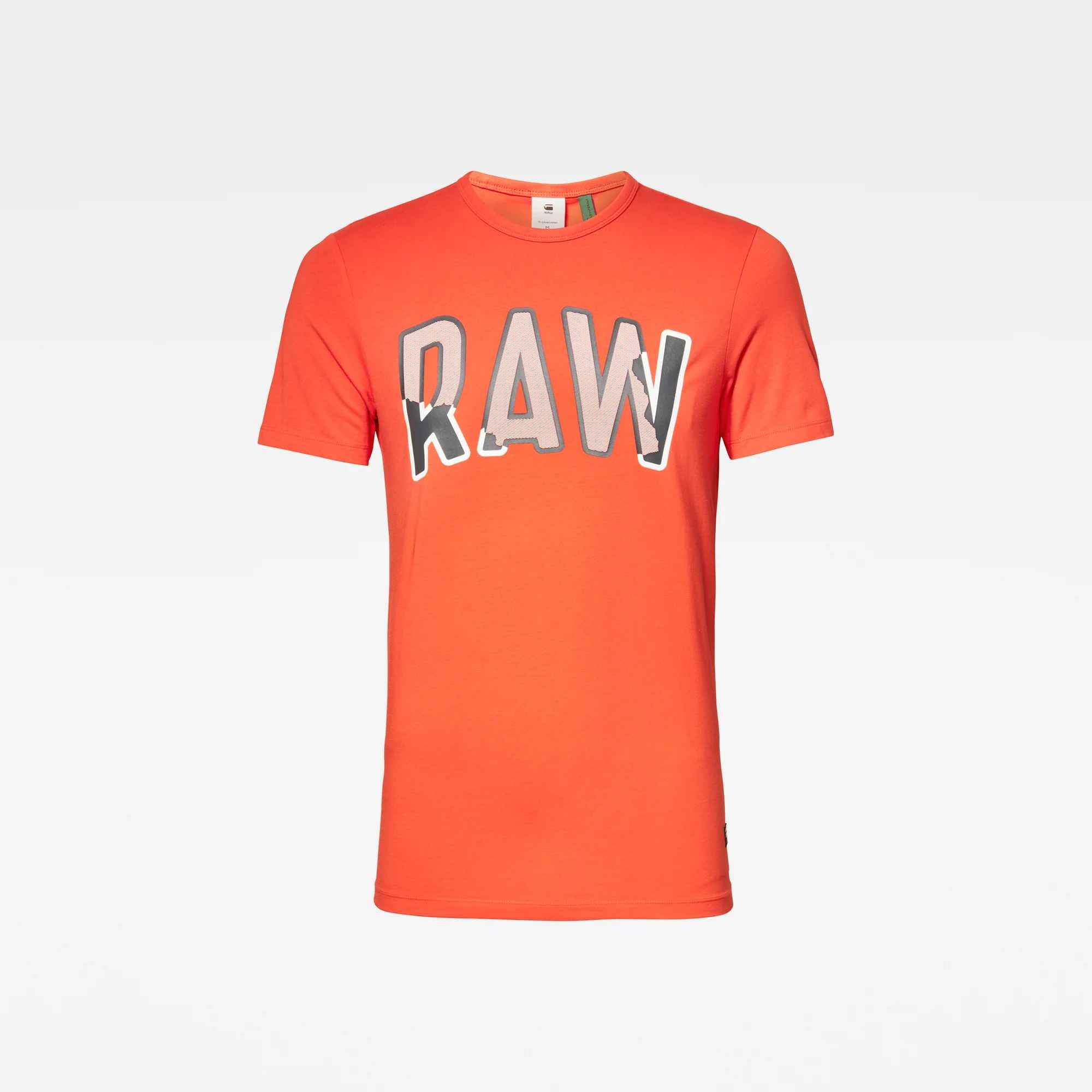 Camiseta Multi Layer RAW GR Slim - ECRU