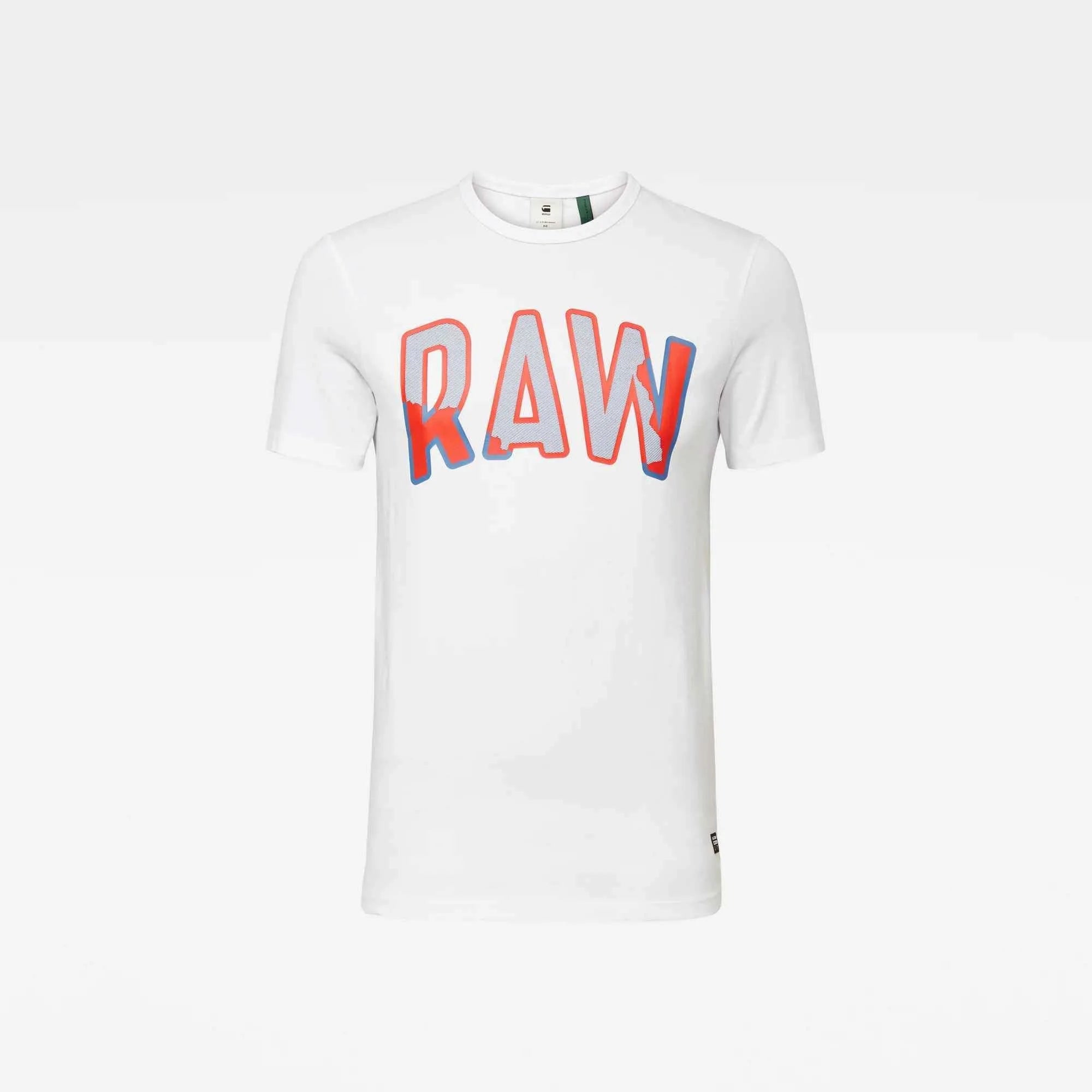 Camiseta Multi Layer RAW GR Slim - ECRU