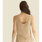 Camiseta Mus&Bombon Basieco Pico Tirantes Beige - ECRU