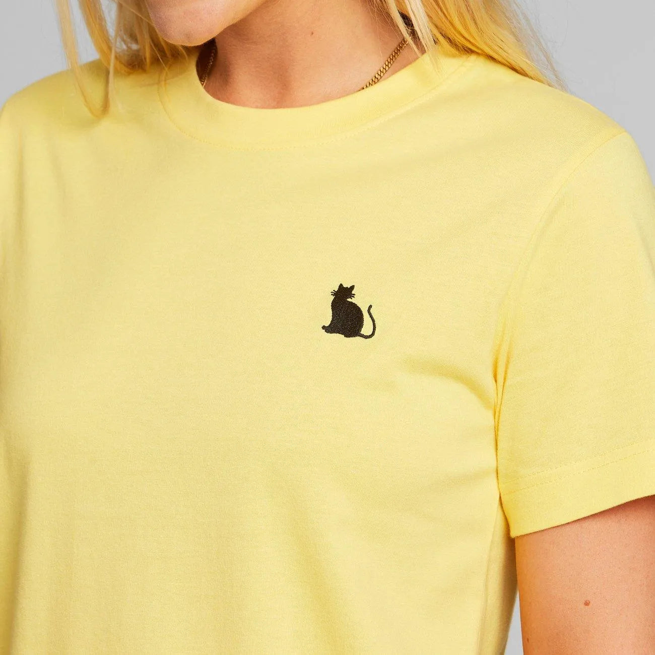 Camiseta Mysen Cat - ECRU