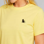 Camiseta Mysen Cat - ECRU