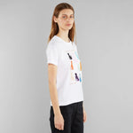 Camiseta Mysen Just Cats White - ECRU