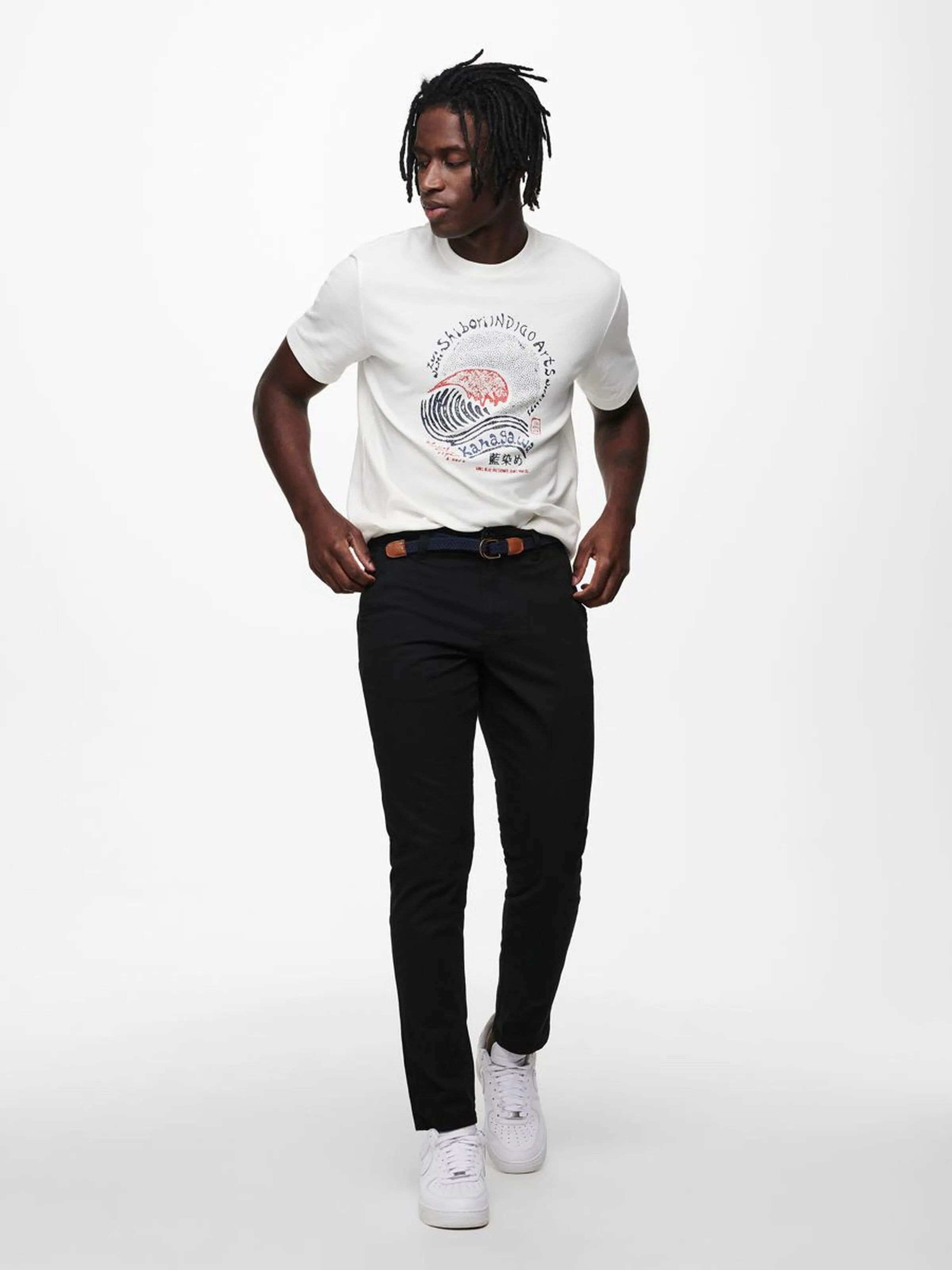 Camiseta Nadeem - ECRU