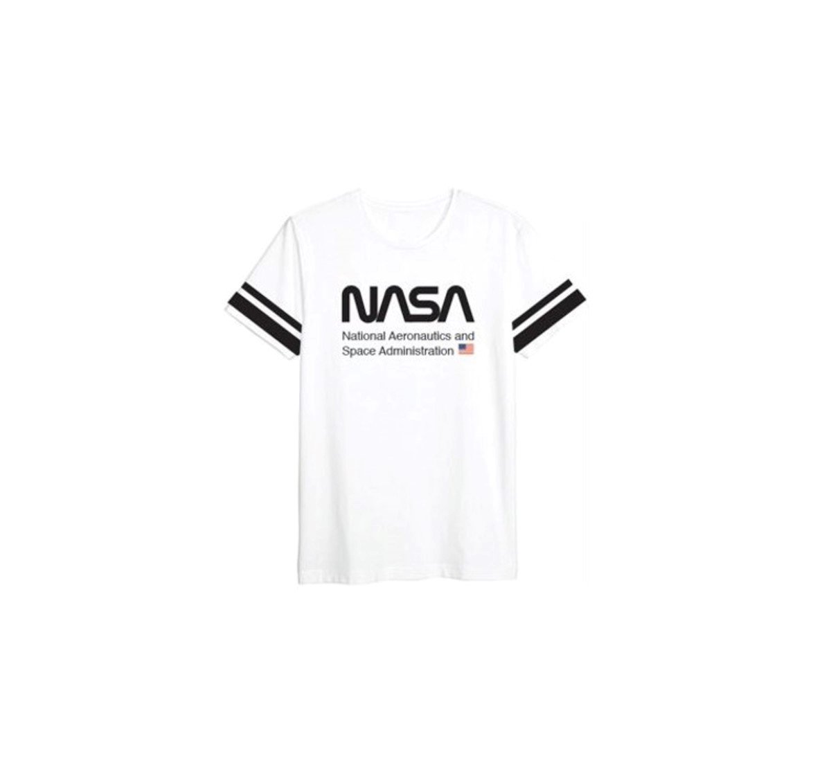 Camiseta Nasa - ECRU