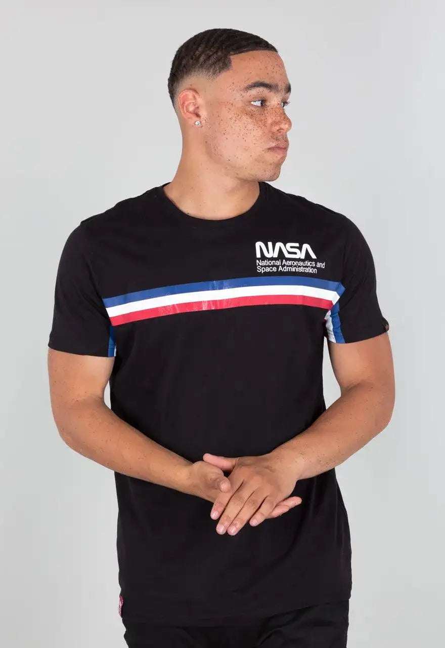 Camiseta NASA ISS Negra – ECRU