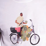 Camiseta Olow Unisex Coconut Bike - ECRU