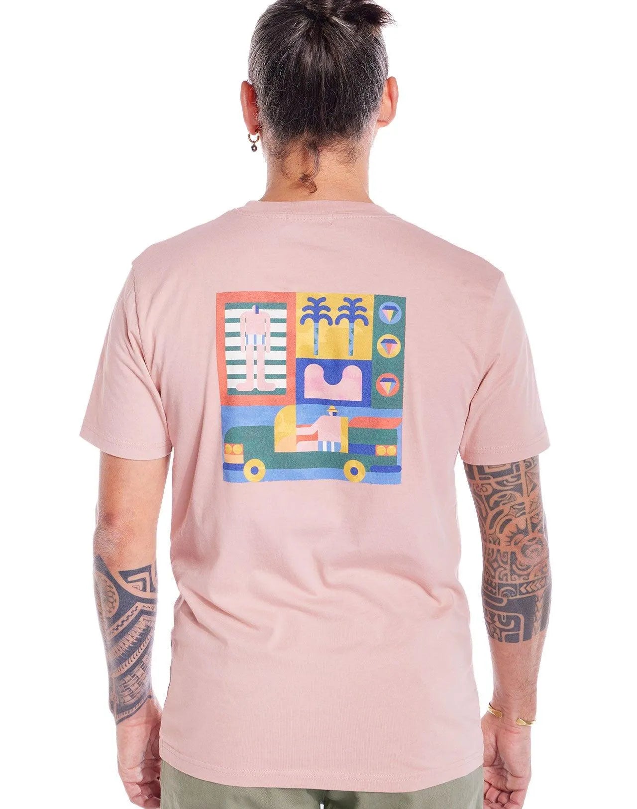 Camiseta Olow Unisex Icaria - ECRU