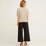 Camiseta Oversize Geo - ECRU