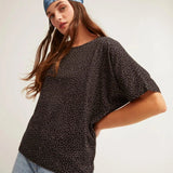 Camiseta Oversize Nuit - ECRU