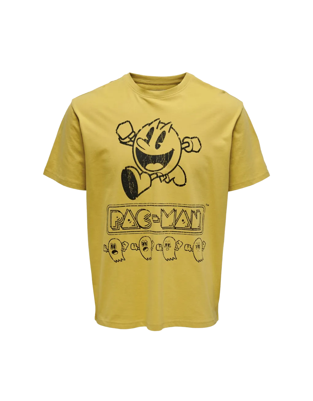 Camiseta Pacman Ochre - ECRU