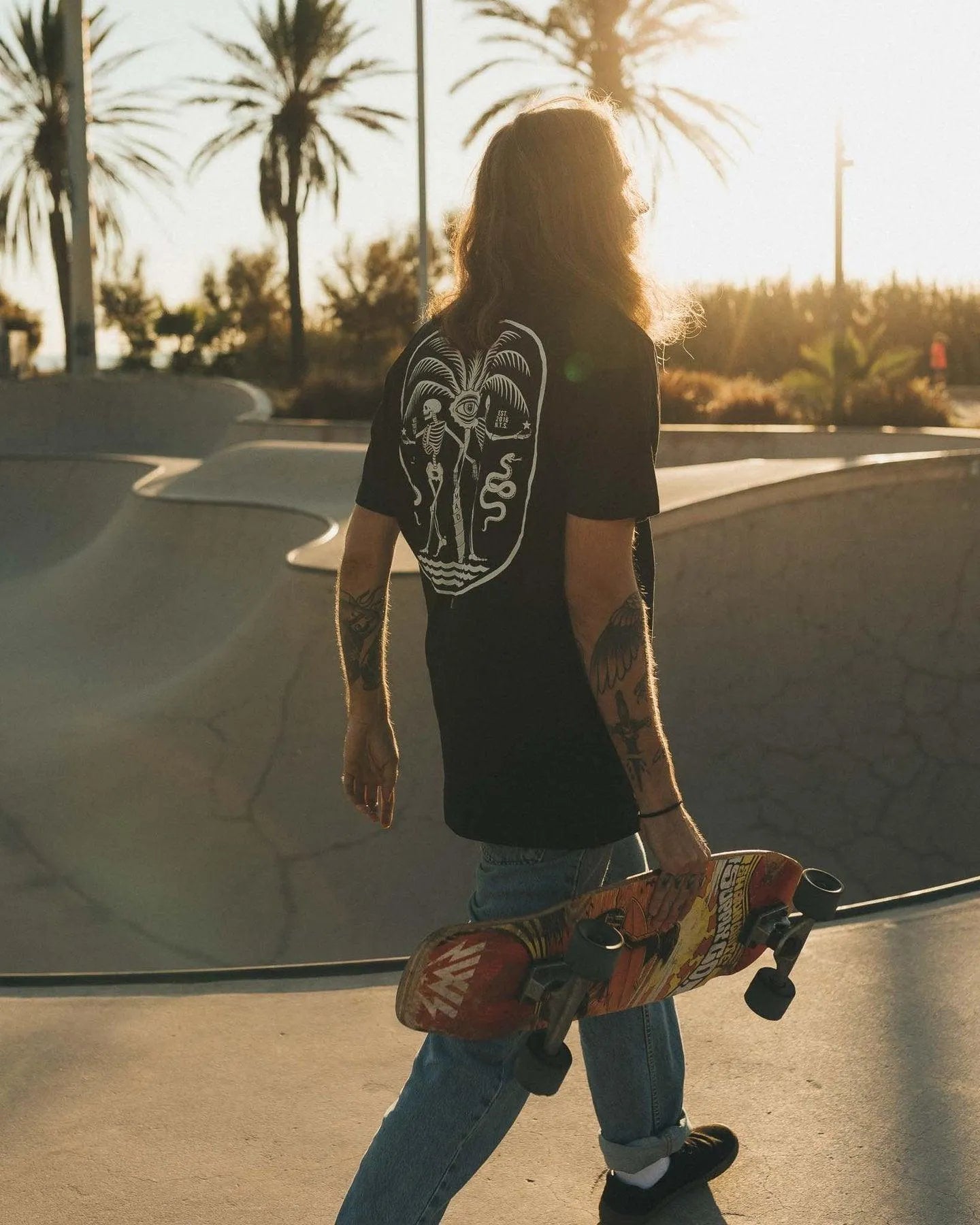 Camiseta Palmer - ECRU